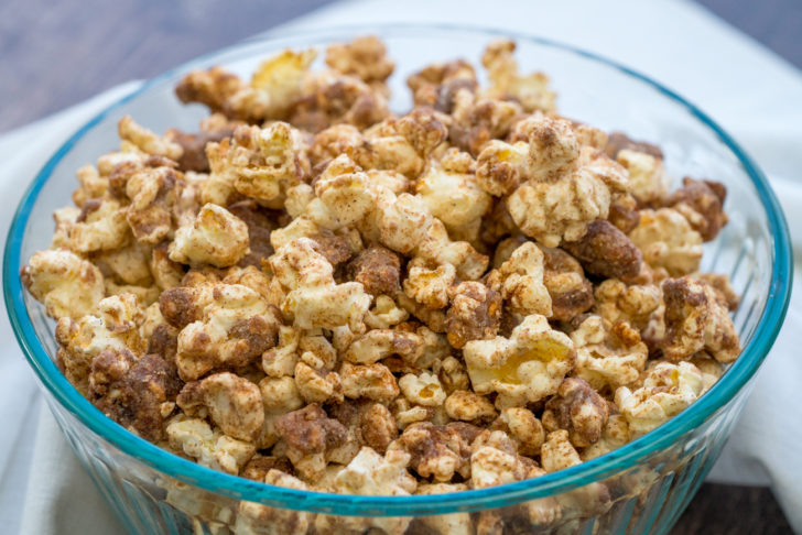 Cinnamon churro popcorn