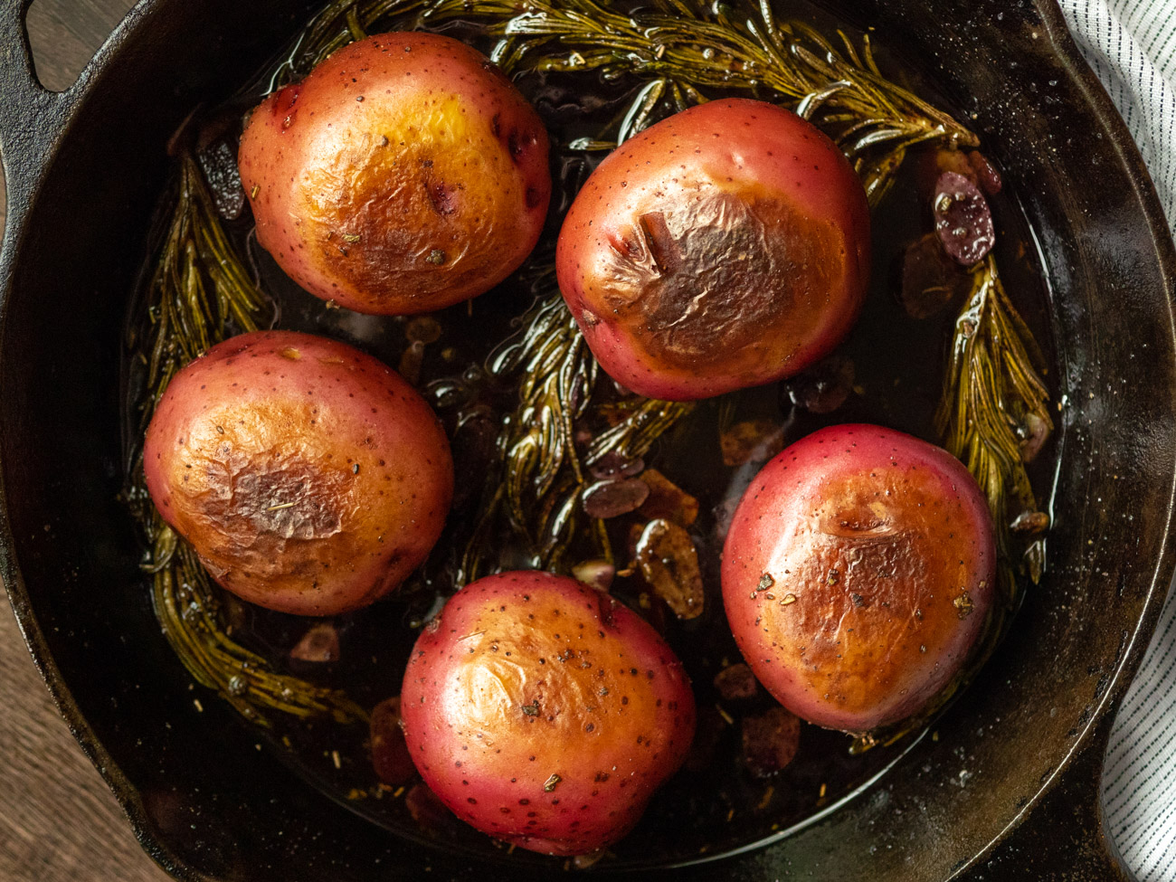 Red Wine Potatoes