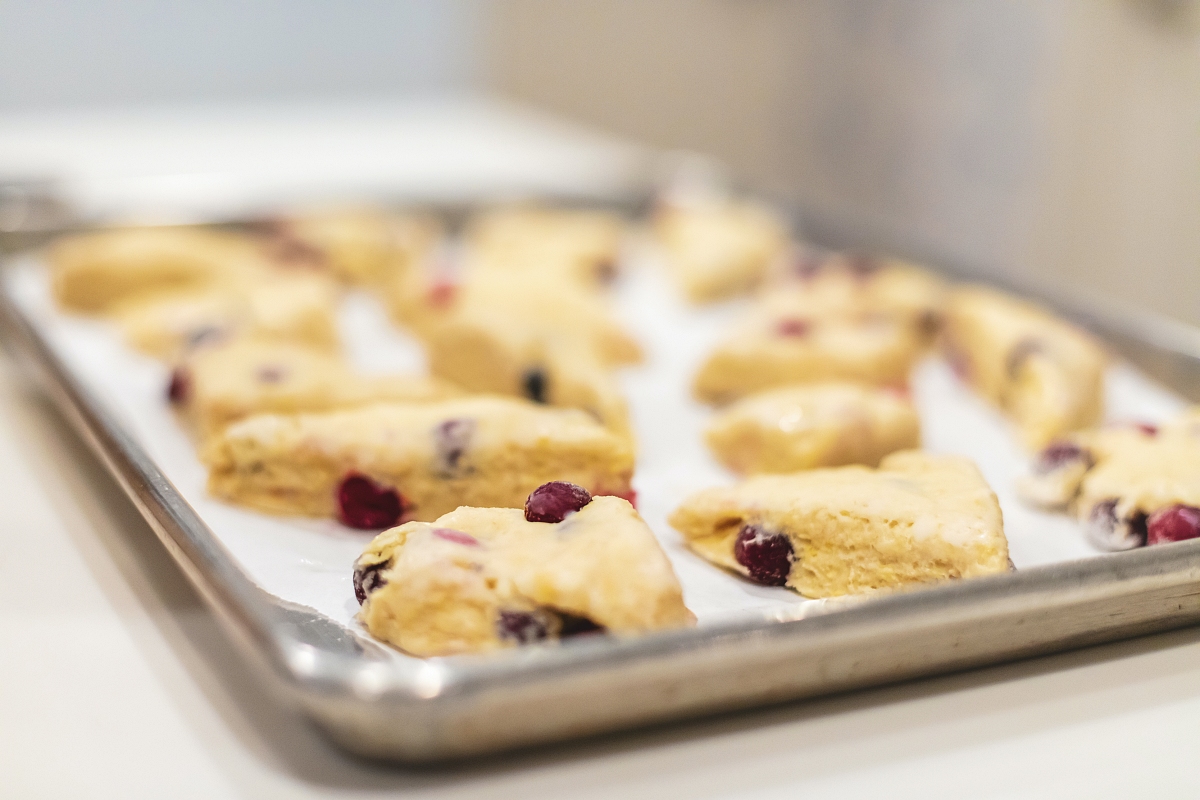 Cranberry Orange Zest Scones