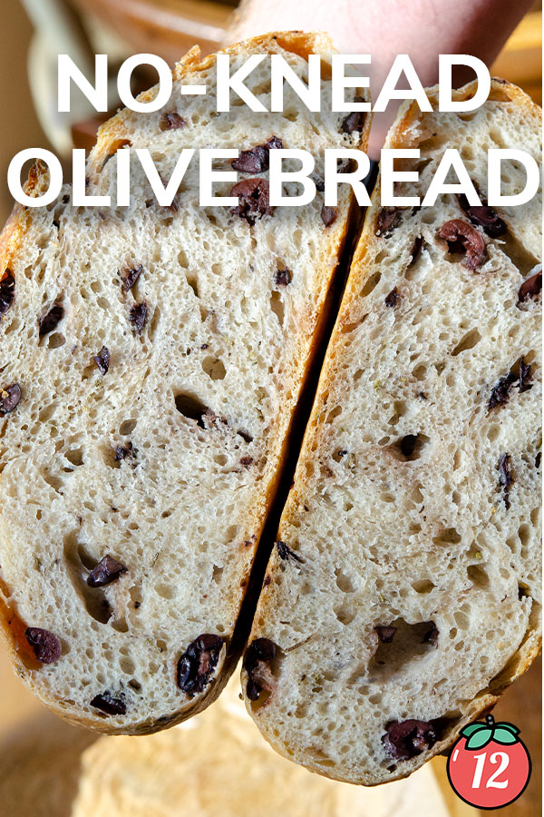 No Knead Skillet Olive Bread - Diethood