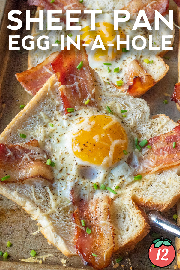 Sheet Pan Egg in a Hole Recipe