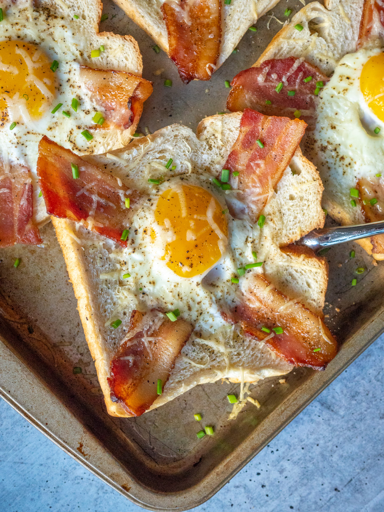 Toaster Oven Egg-In-A-Hole — The Skinny Fork
