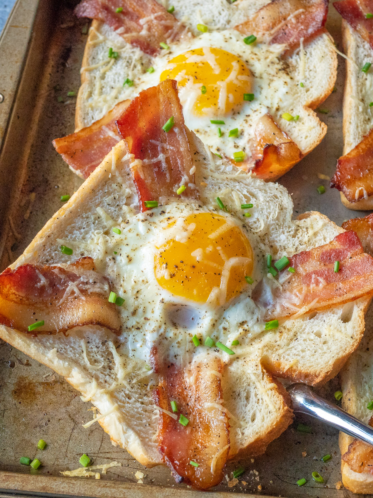 Toaster Oven Egg-In-A-Hole — The Skinny Fork