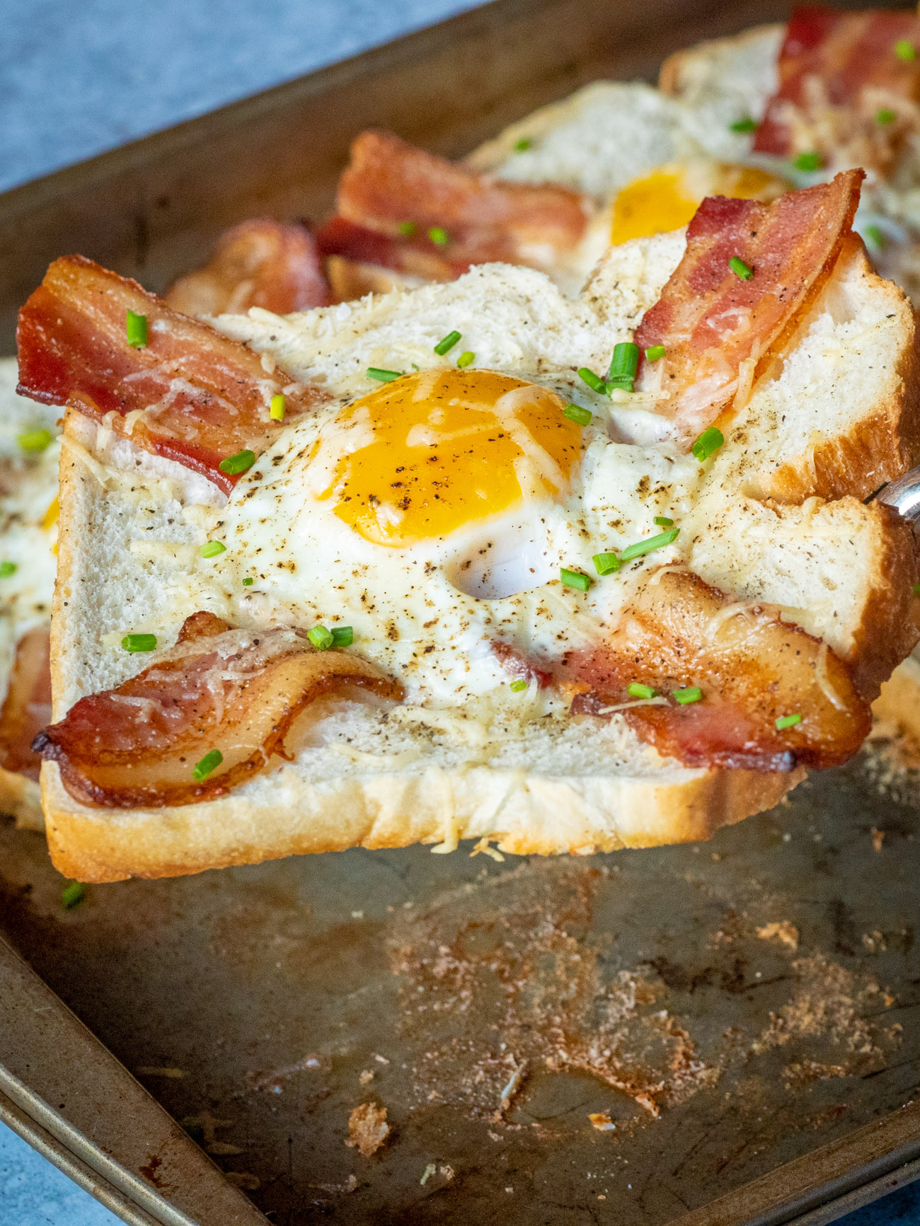 Toaster Oven Egg-In-A-Hole — The Skinny Fork