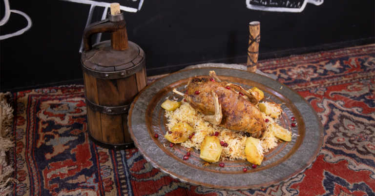 Duck with Apples and Berry Sauce