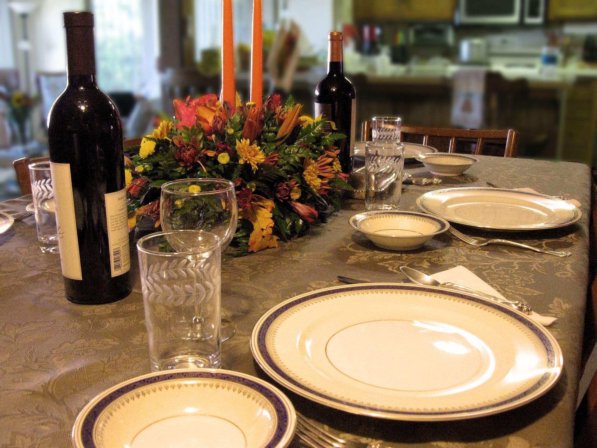 Thanksgiving Dinner Setting