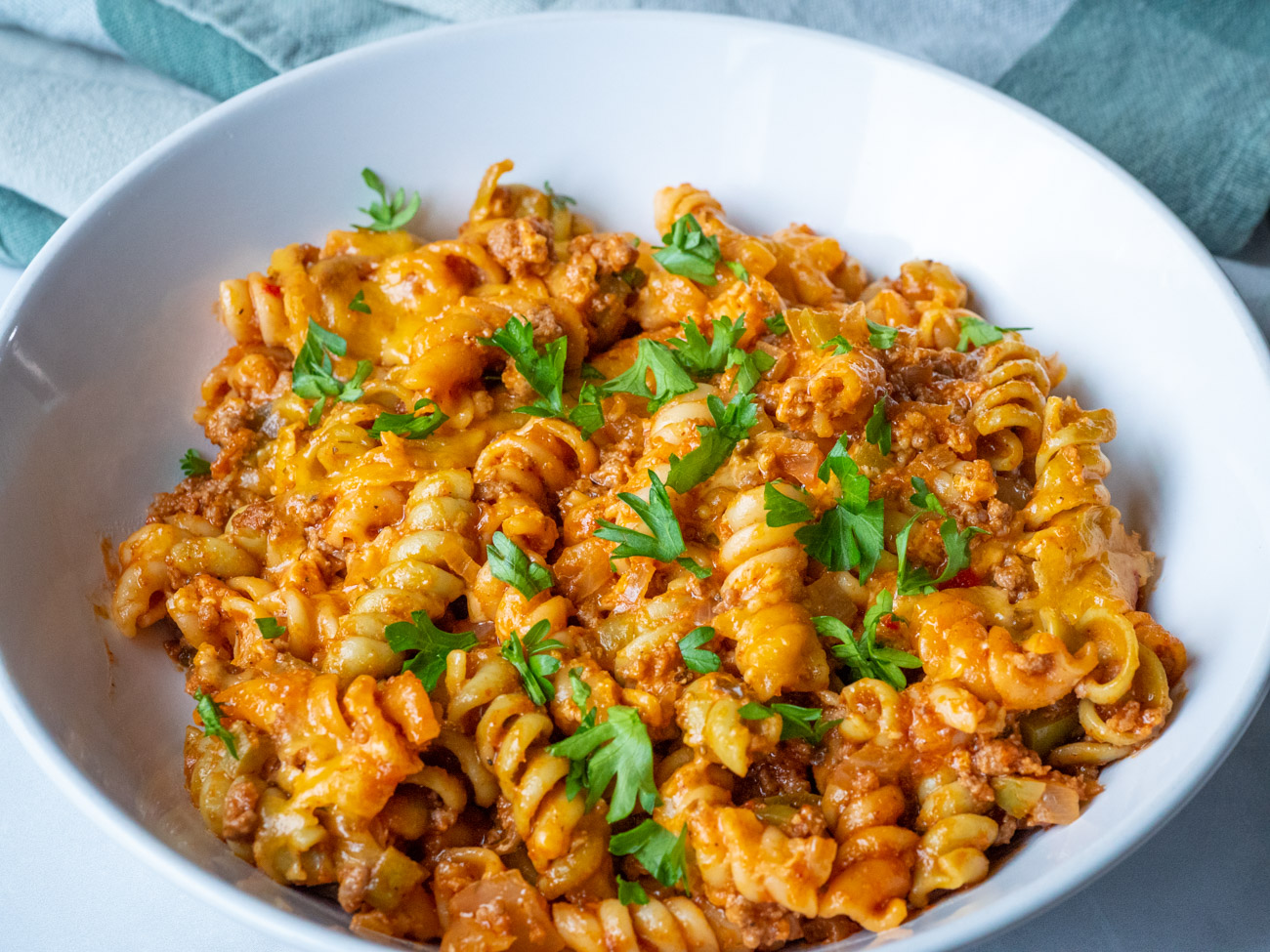 30-minute sloppy joe casserole