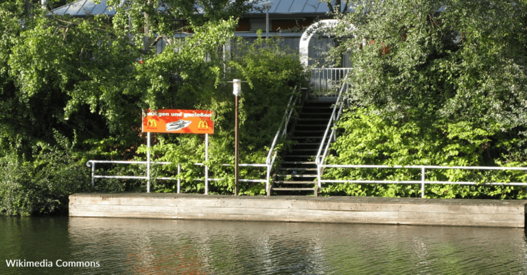 There’s A McDonald’s You Can “Float Through” In Germany