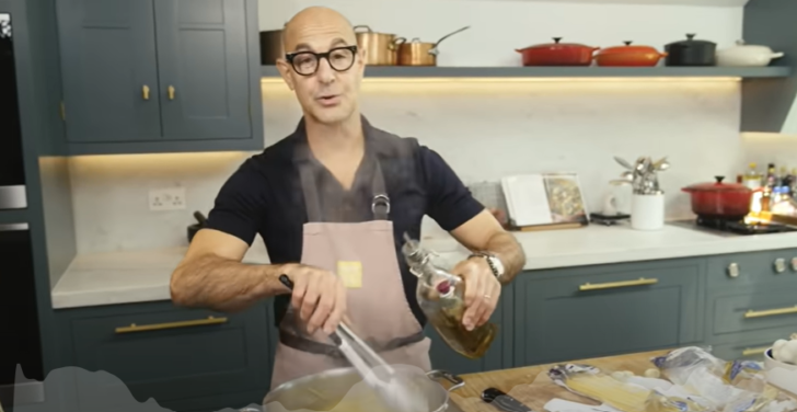 Stanley Tucci Shares How To Make His Dad’s Recipe For “Spaghetti Aglio ...