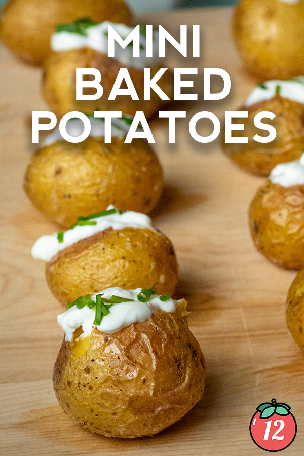 Mini Baked Potatoes - Veggie Desserts