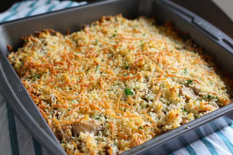 Stuffed Mushroom Casserole