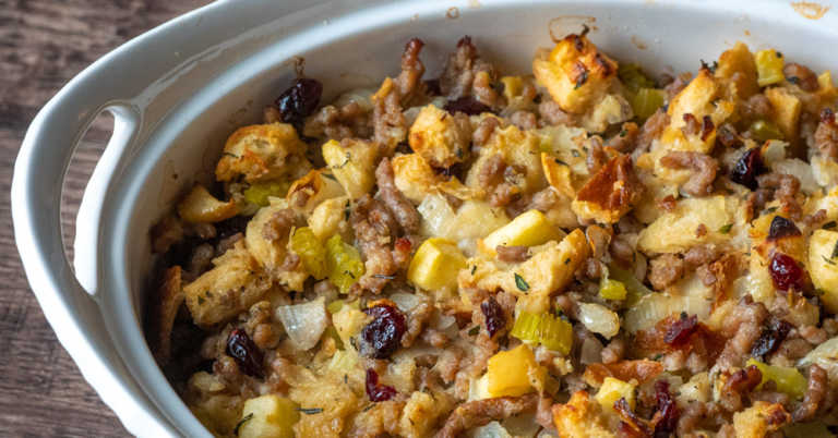 Sausage Cranberry Stuffing
