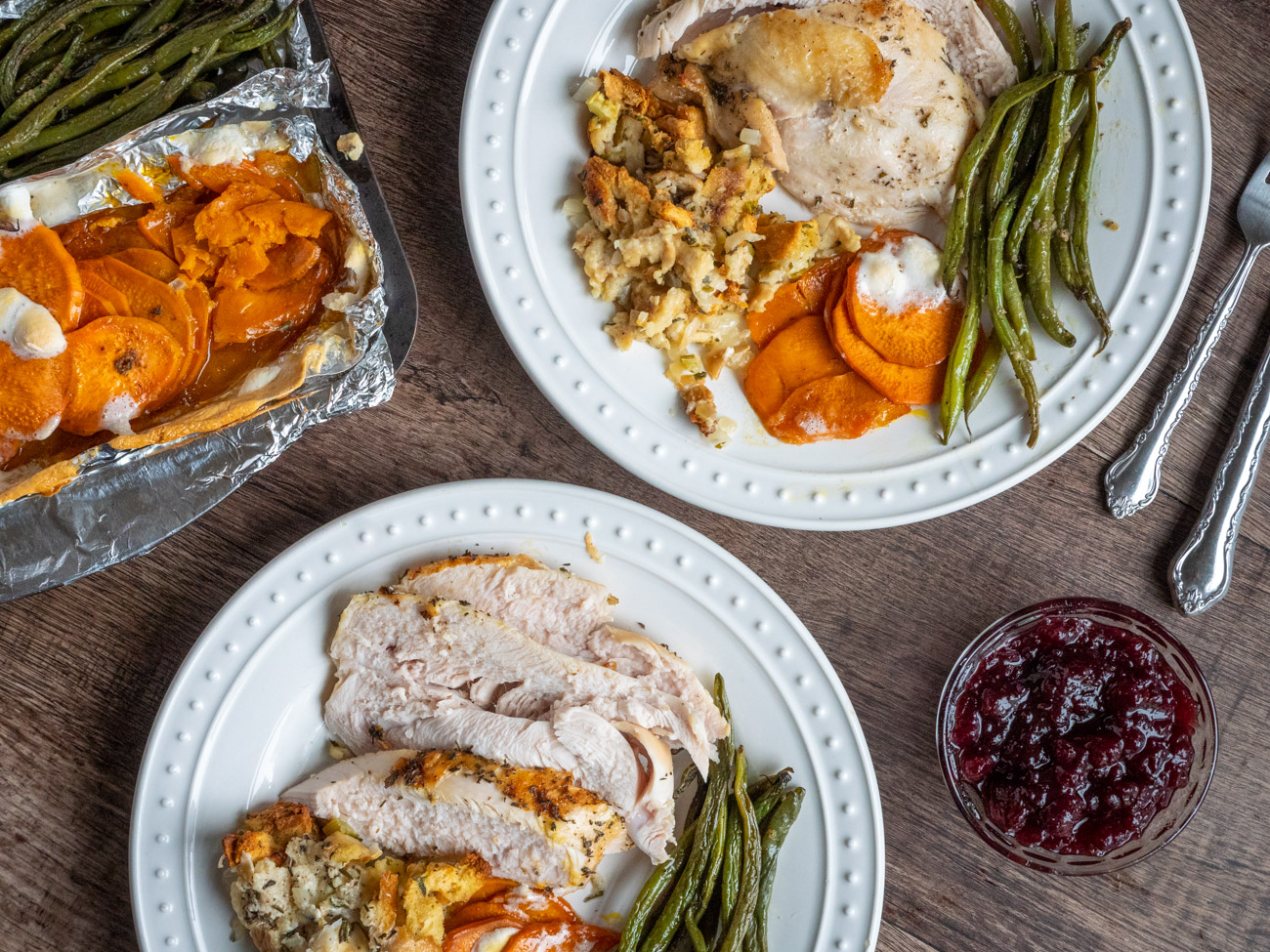 Small Thanksgiving Dinner for 4 (Made on a Sheet Pan!) - An Edible