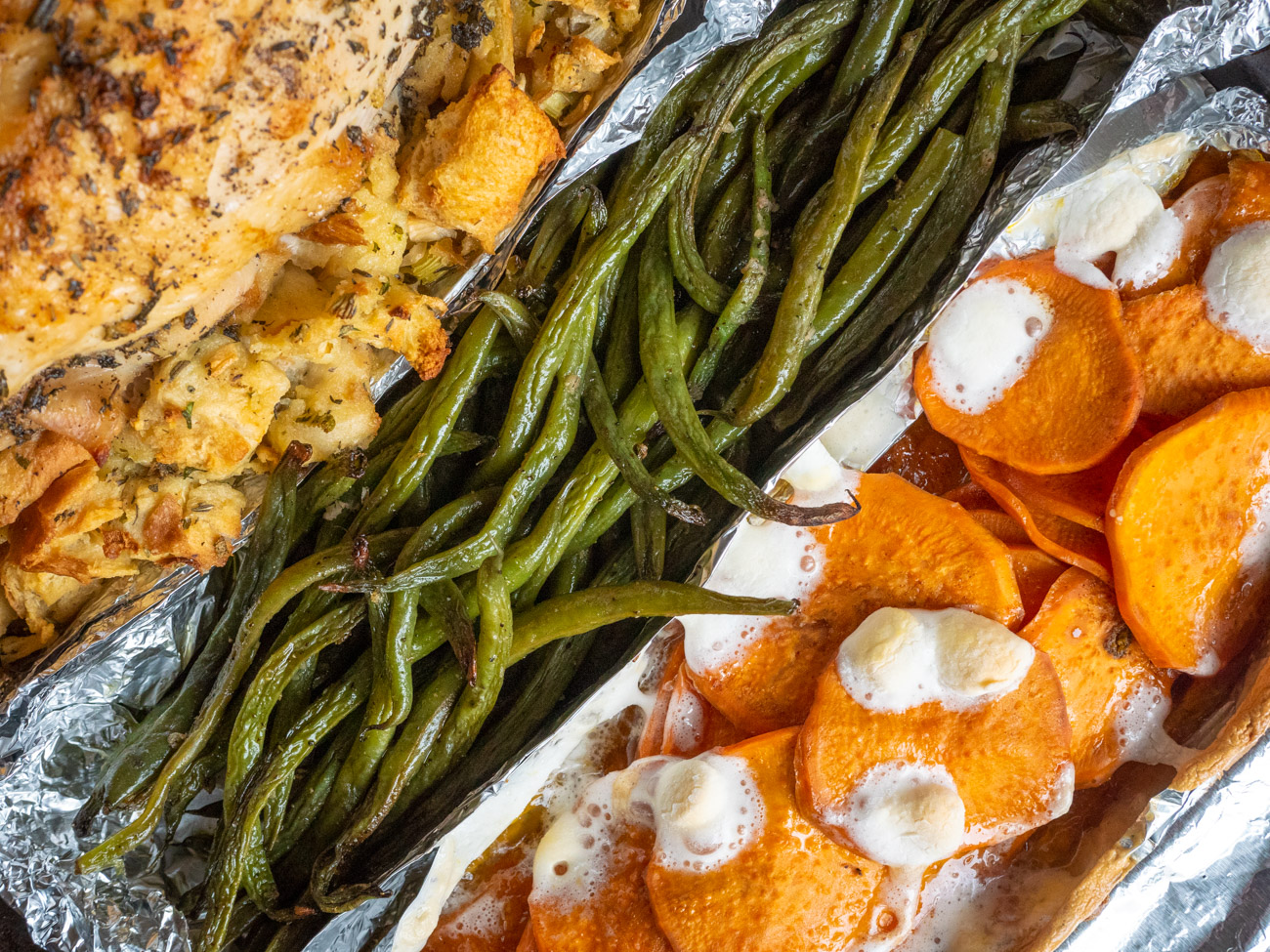 Five Thanksgiving Sides in One Sheet Pan Recipe