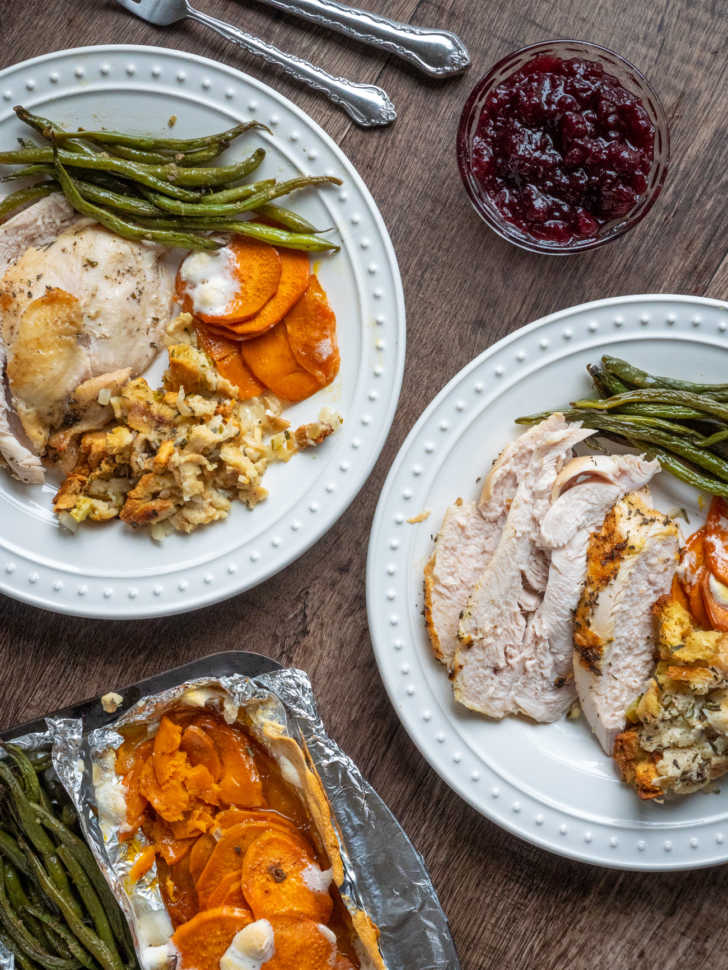 Small Thanksgiving Dinner for 4 (Made on a Sheet Pan!) - An Edible