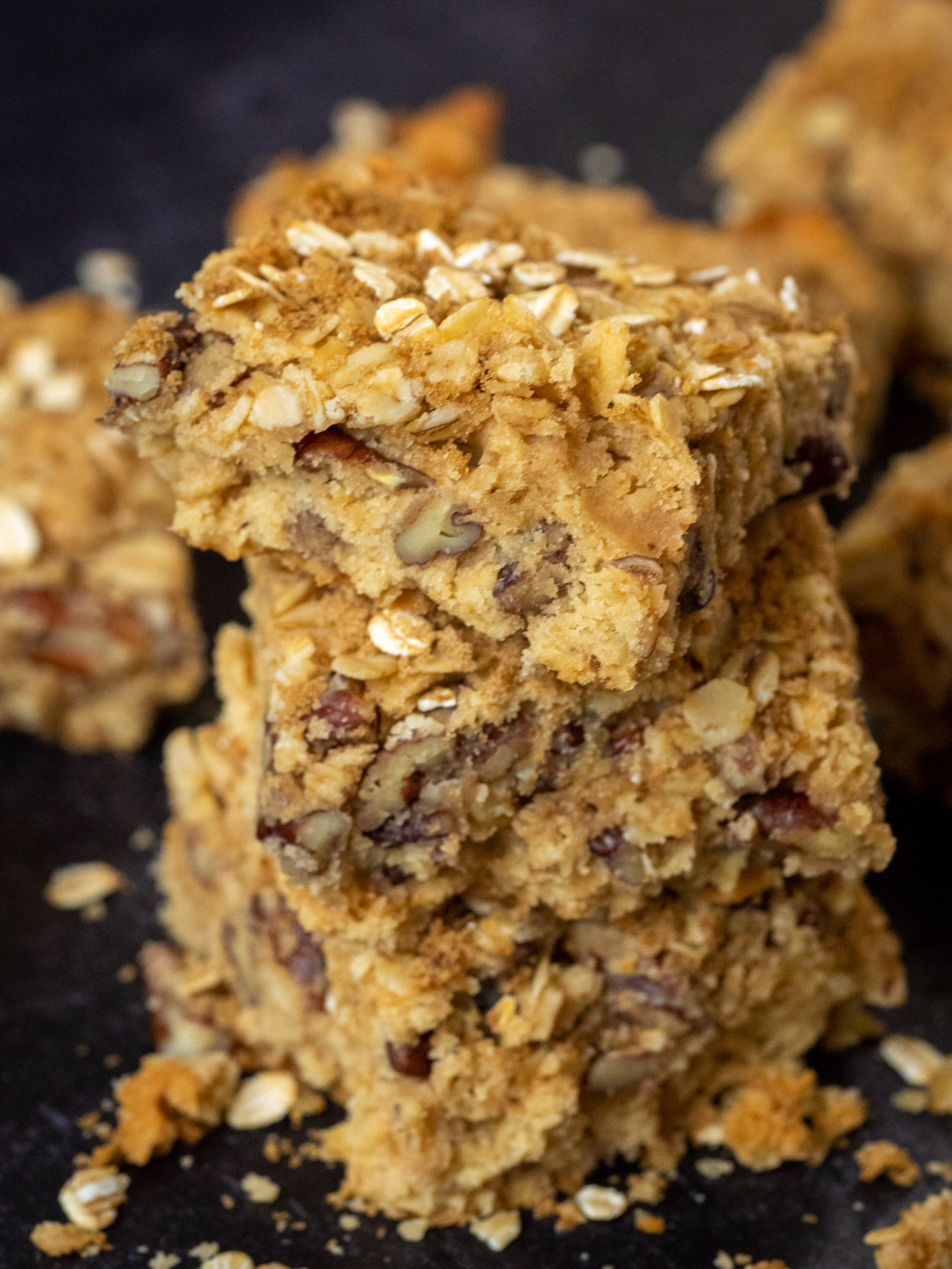 Oatmeal Pecan Blondies