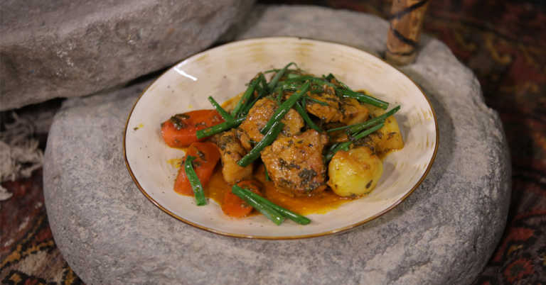Khashlama of Martuni (Pork and Steamed Veggies)