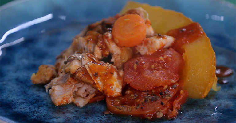 Amitch of Ddmashen (Whitefish and Roasted Veggies)