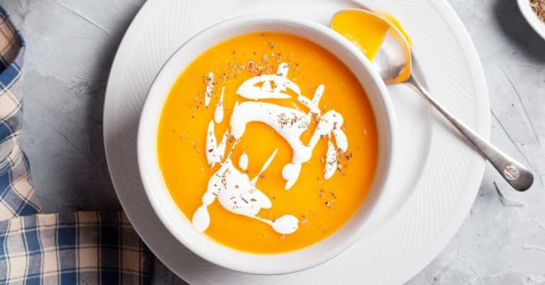 Curried Butternut Squash & Pear Soup