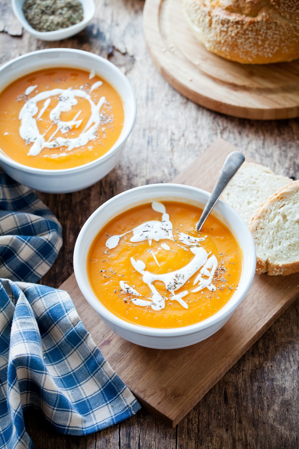 Curried Butternut Squash & Pear Soup