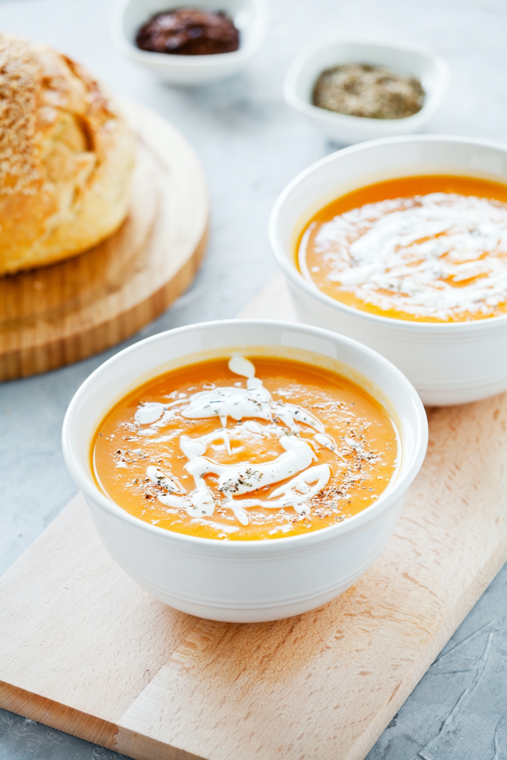 Curried Butternut Squash & Pear Soup | 12 Tomatoes