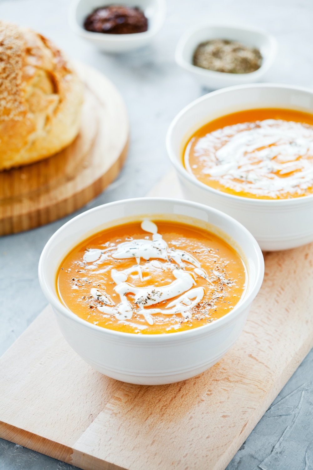 Curried Butternut Squash & Pear Soup