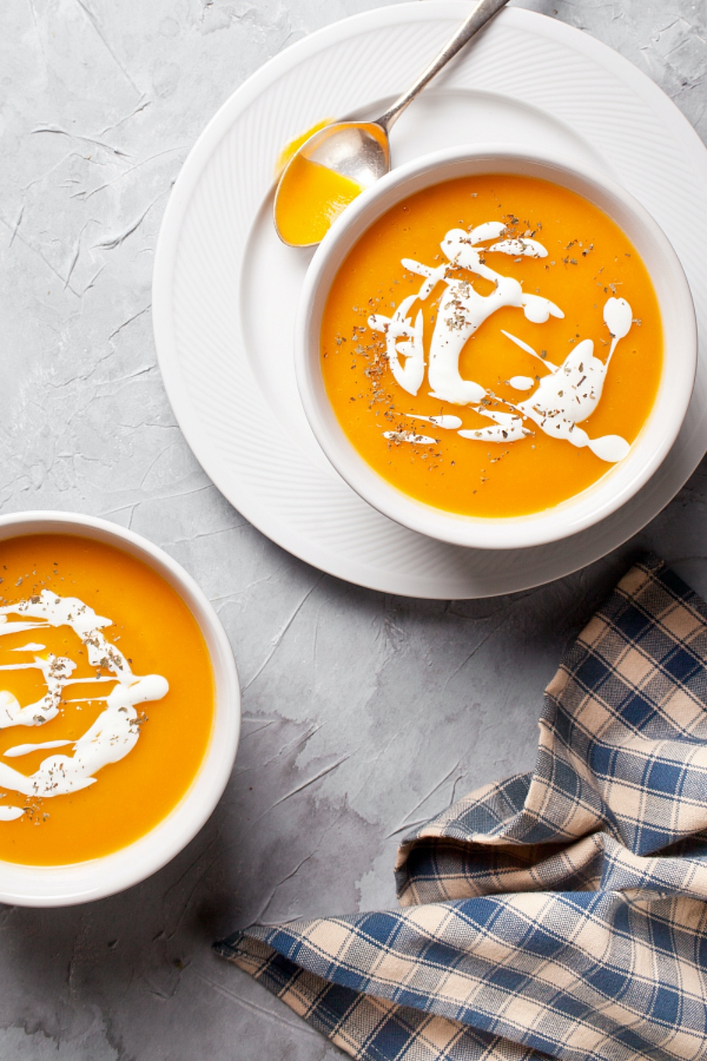 Curried Butternut Squash & Pear Soup