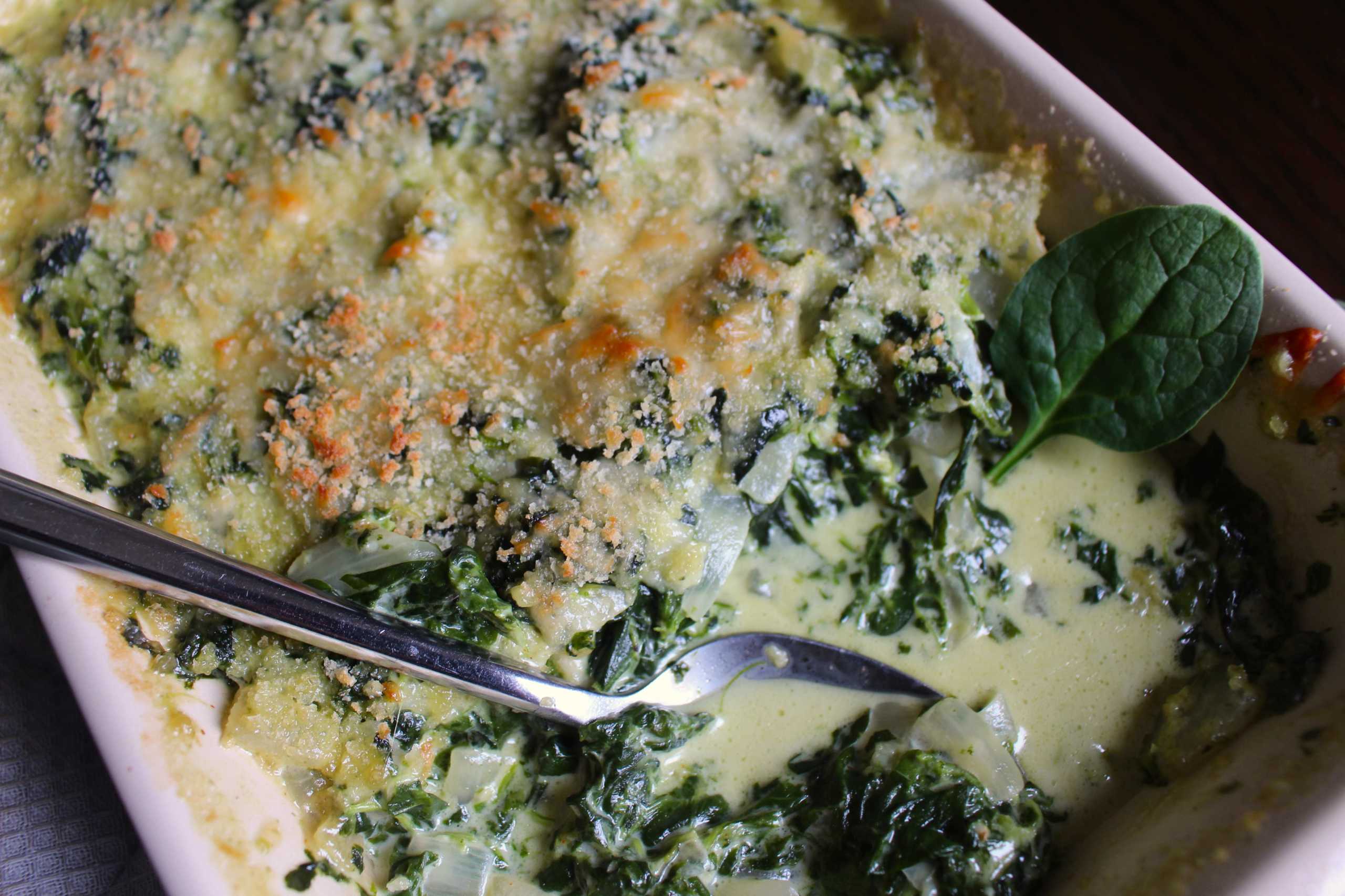 Spinach casserole