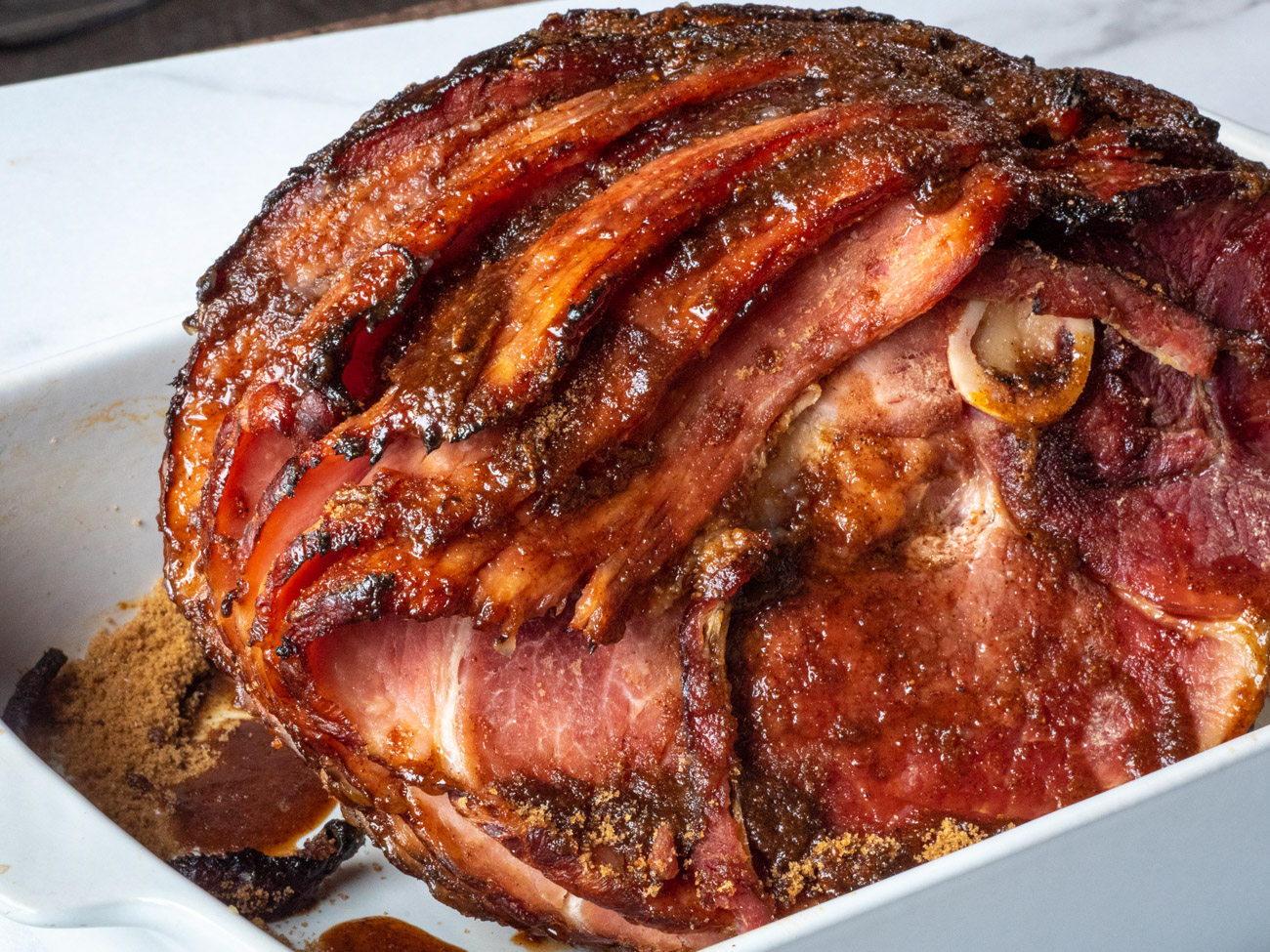 Slow-Cooker Holiday Ham Recipe: The Easiest Honey-Glazed Ham Recipe Ever, Pork