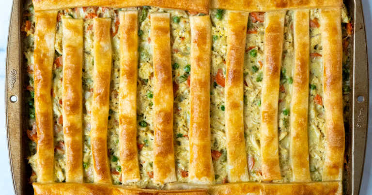 Sheet Pan Chicken Pot Pie