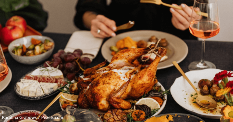 Man Uses A Drone To Prepare Thanksgiving Dinner