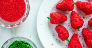 Old Fashioned Candy Strawberries