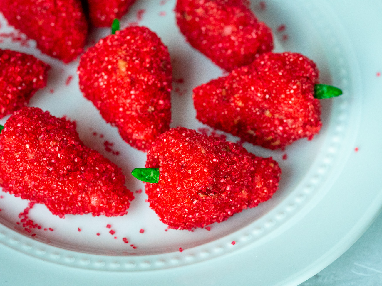 candied strawberries