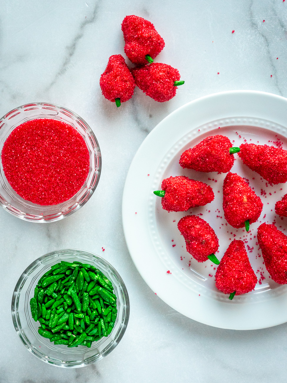 Old Fashioned Candy Strawberries