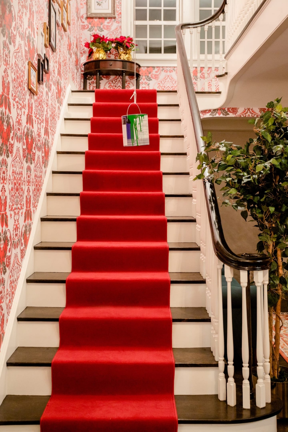 Home Alone house staircase