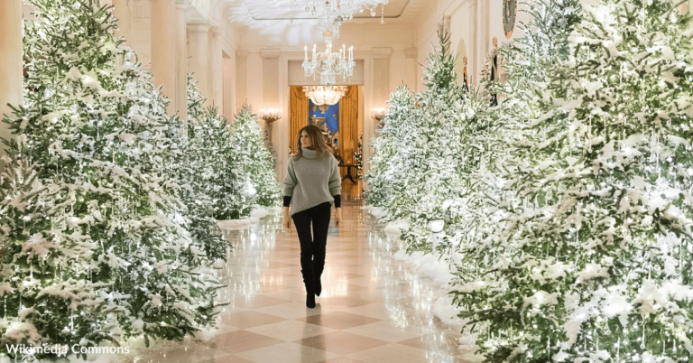 First Lady Jill Biden Debuts White House Holiday Decorations For 2021