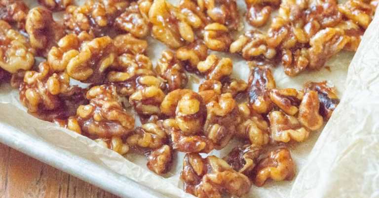 5-Minute Candied Walnuts
