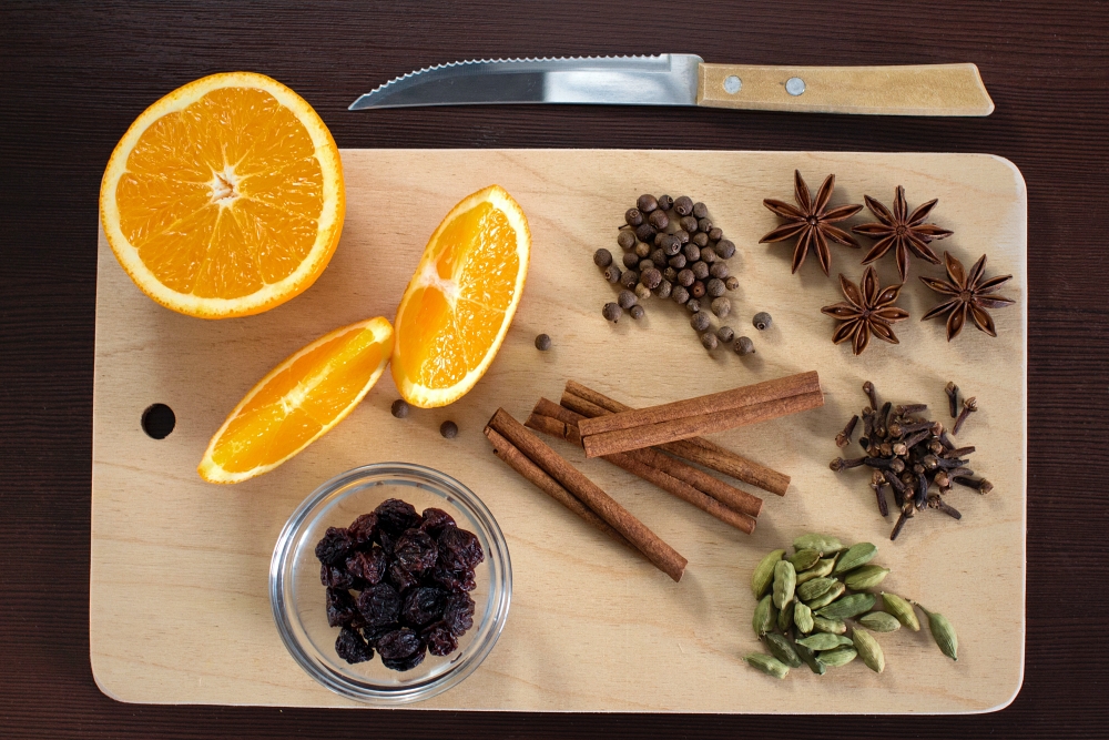 spices for Brown Sugar Poached Pears