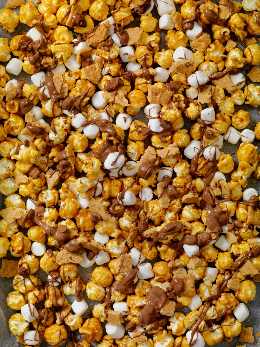 S'mores Popcorn Snack Mix