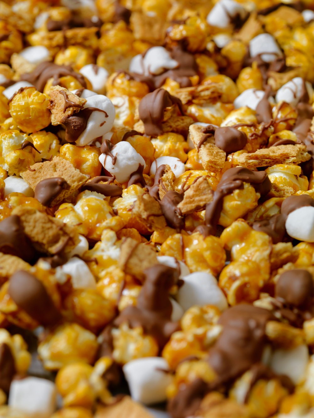 S'mores Popcorn Snack Mix