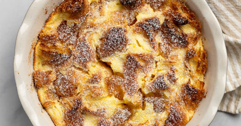 Orange Croissant Breakfast Bake