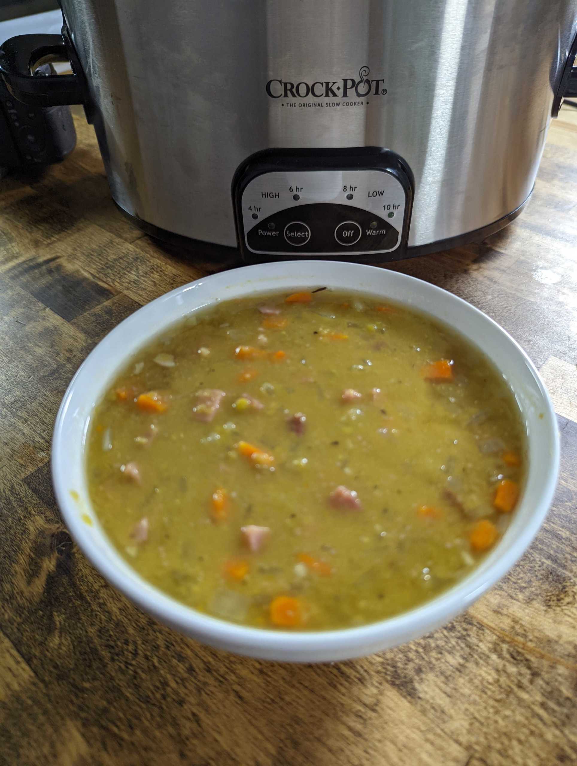 Slow Cooker Split Pea Soup Recipe - Crockpot Split Pea Soup