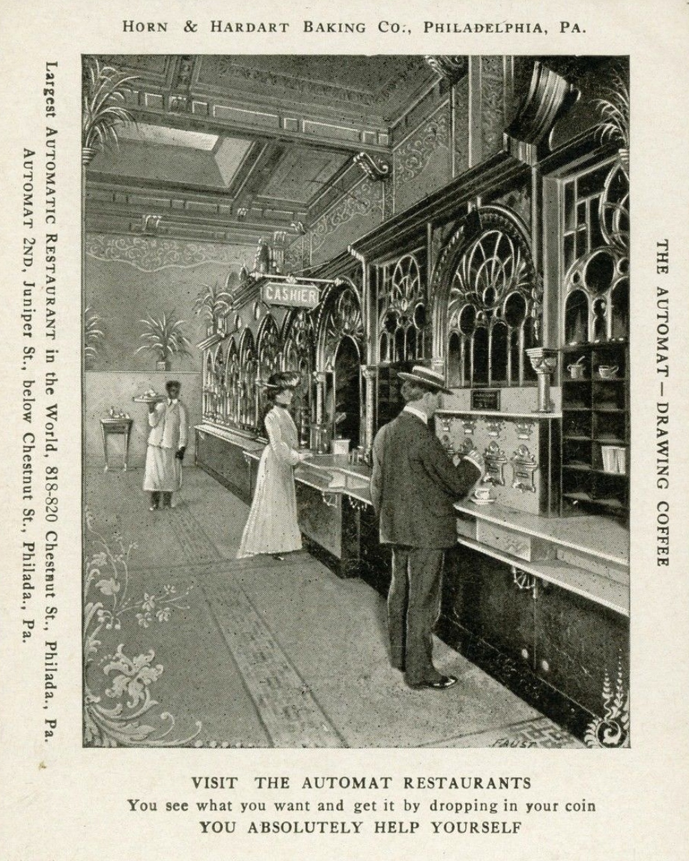 early 1900s Philadelphia Automat
