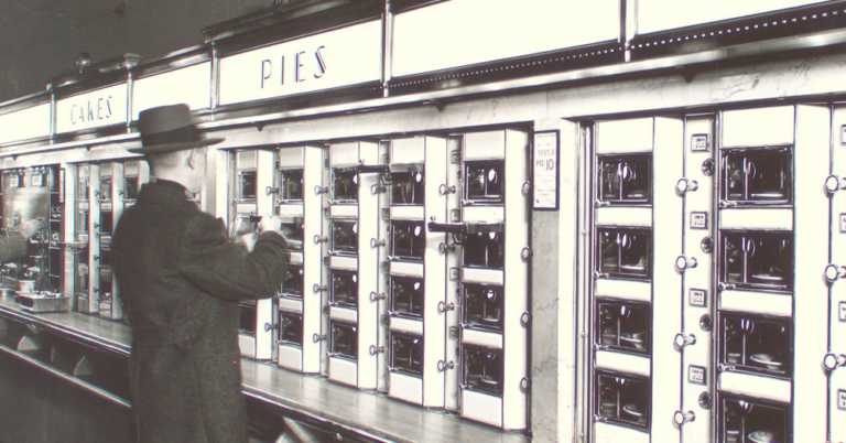 When the Automat Restaurant Seemed to Be the Wave of the Future