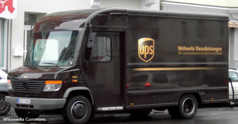 UPS Driver Stops Busy Day To Offer Newborn Parents Well Wishes