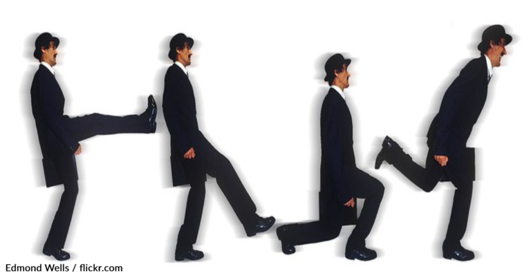Family Designates Sidewalk In Front Of Their Home As The “Ministry Of Silly Walks”