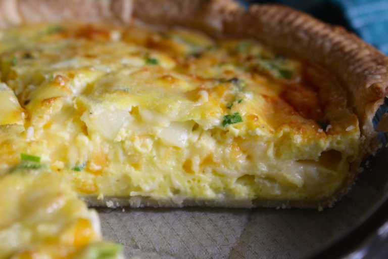 Three Cheese Quiche