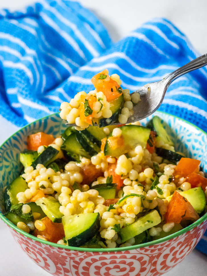 Lemon Herb Couscous Salad | 12 Tomatoes