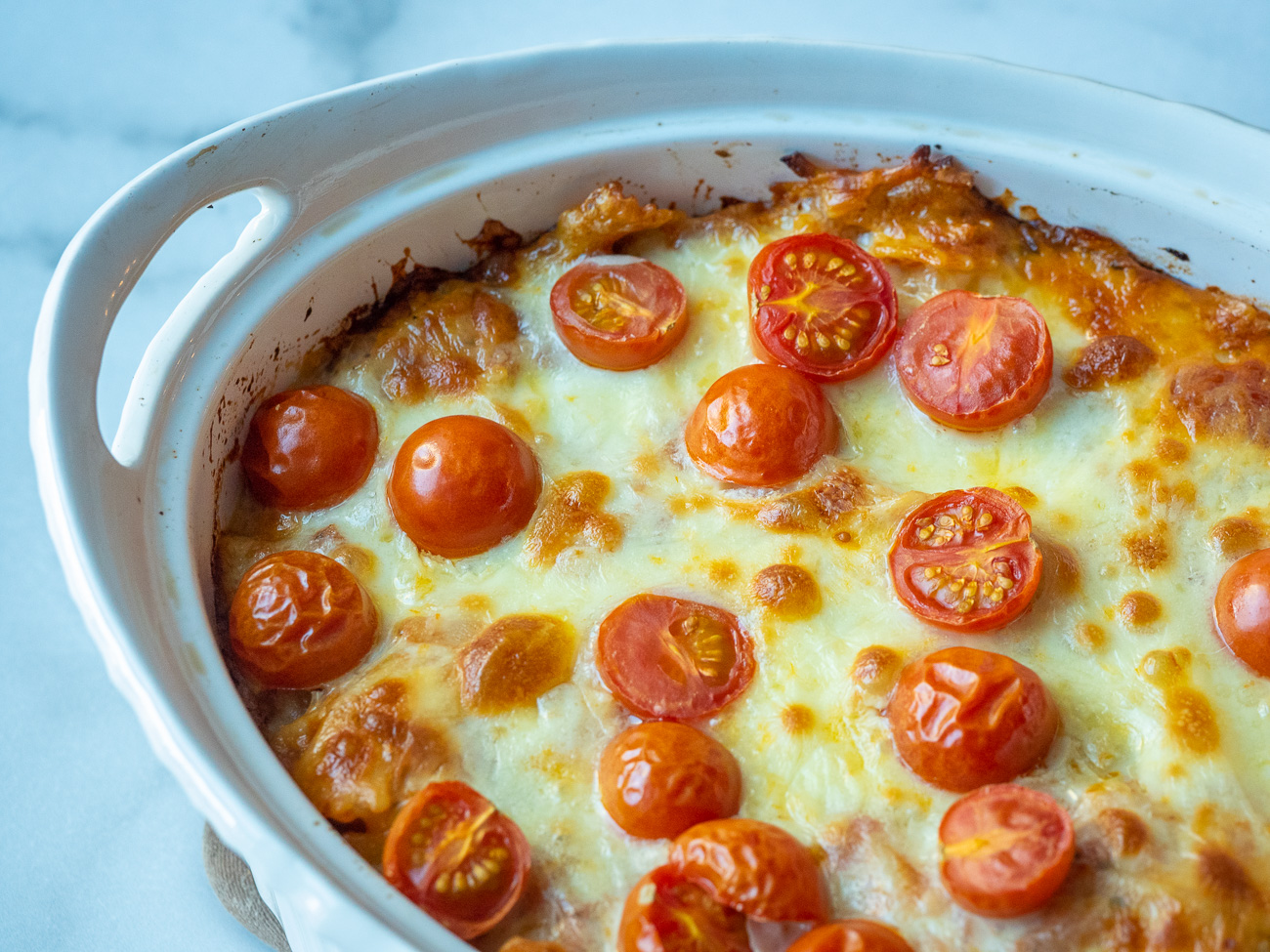 Provolone Pasta Bake | 12 Tomatoes