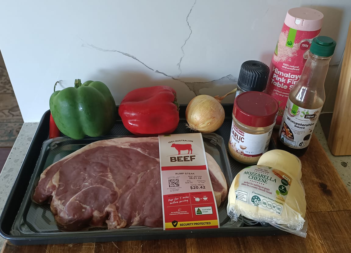 Philly Cheesesteak Ingredients